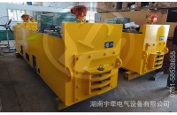 貴州國外客戶定制的斬波調(diào)速CJY10噸架線式湘潭電機車發(fā)貨